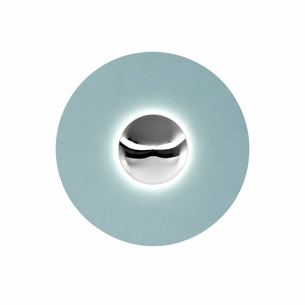 Round Metal Retro Wall Light – Design Light, Warm Ambient Lighting