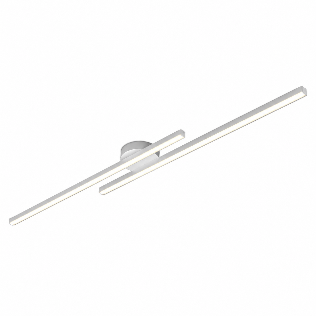 Lámpara de techo Longstrip - Diseño LED moderno con iluminación ambiental cálida