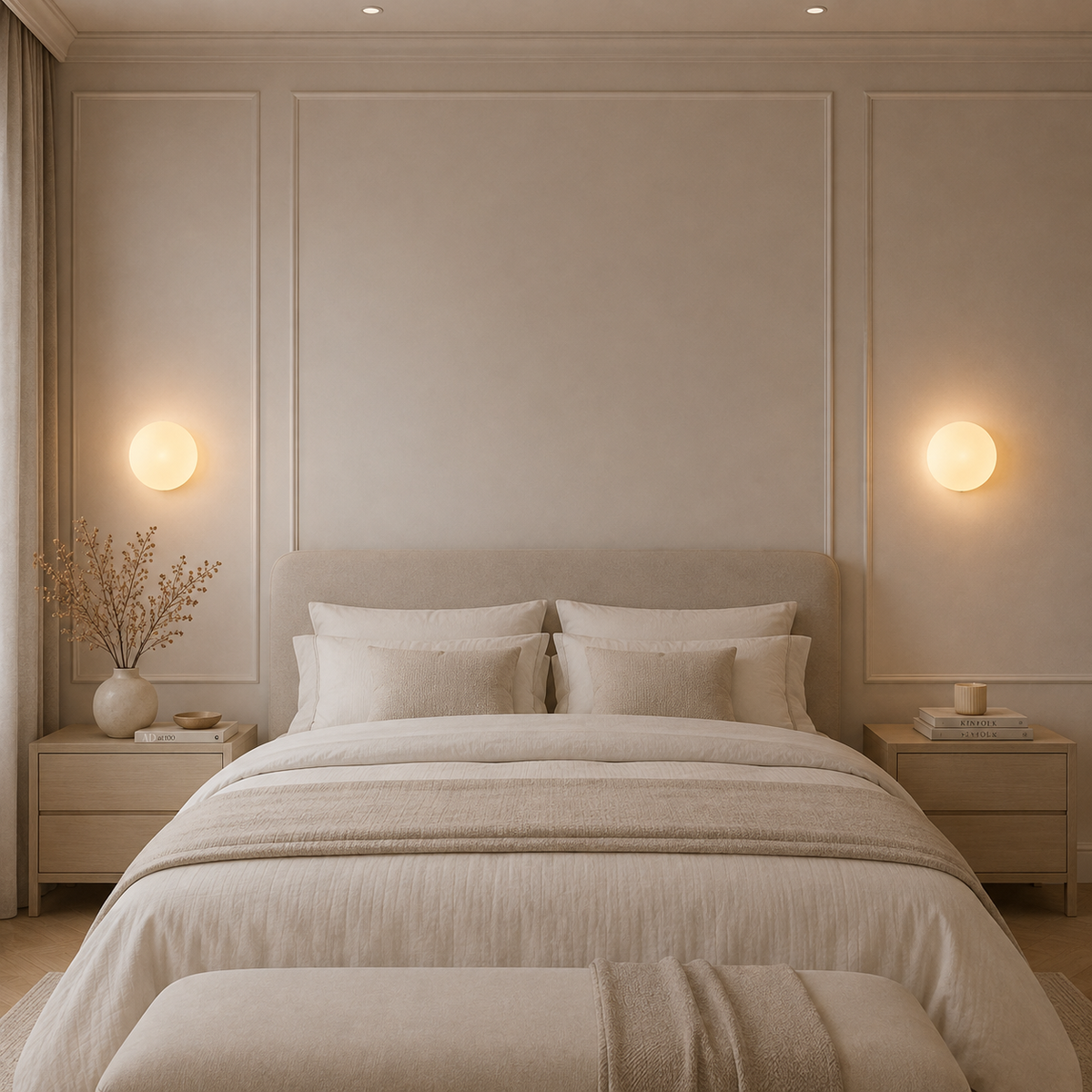 Ronde wandlamp van opaalglas - Zacht diffuus sfeerverlichting