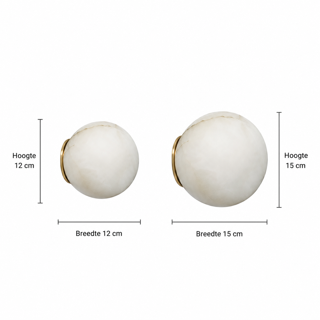 Plafonnier en albâtre - Lampe design et éclairage d’ambiance doux