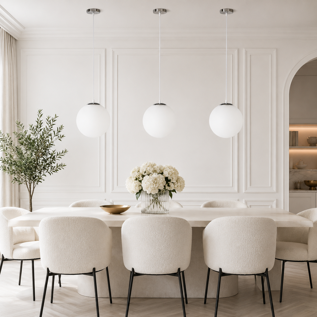 Cam Küre Sarkıt Aydınlatma, Nordik Tasarım – Minimalist Tasarım Aydınlatması