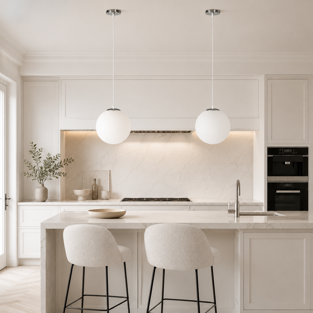 Cam Küre Sarkıt Aydınlatma, Nordik Tasarım – Minimalist Tasarım Aydınlatması