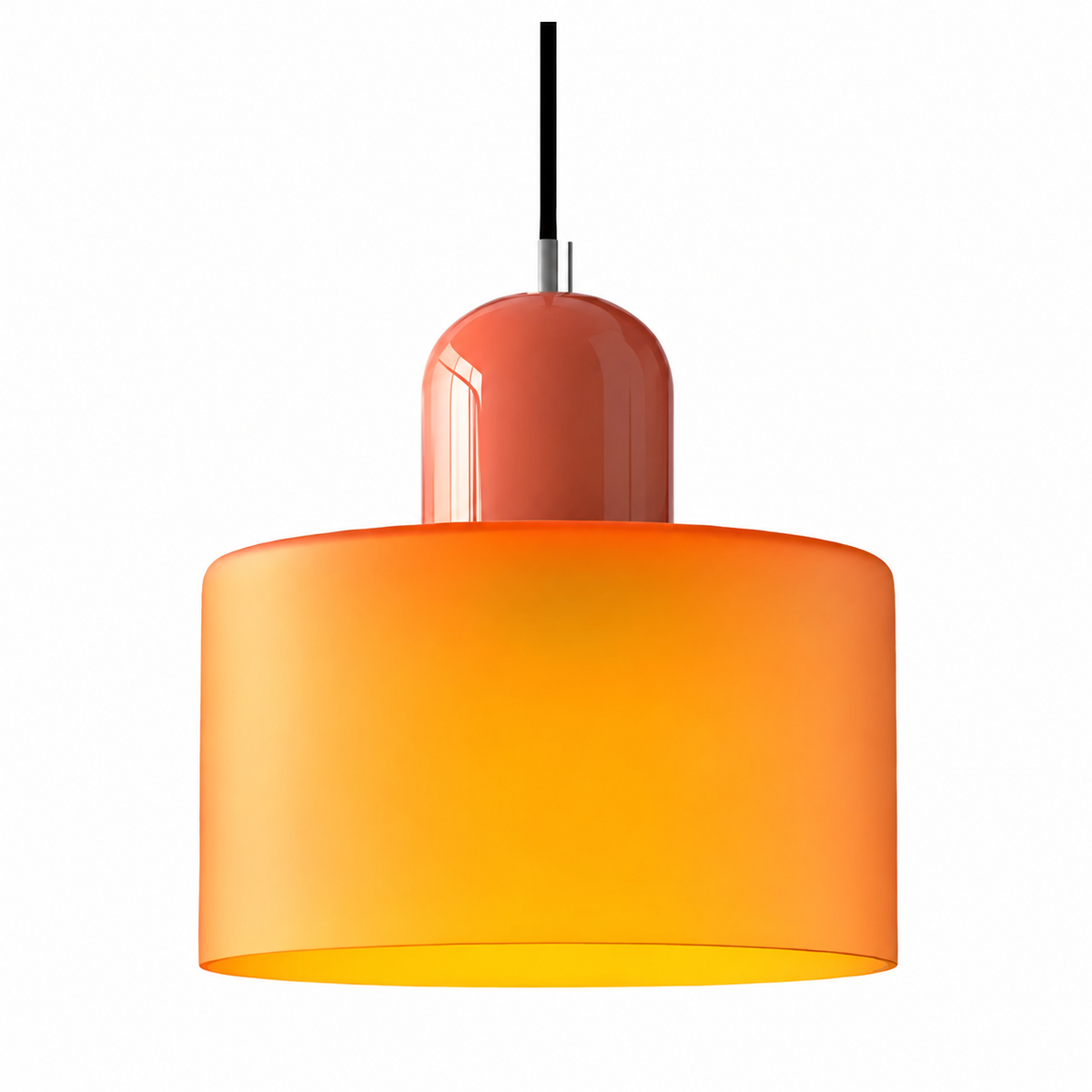 Lampada a sospensione in vetro retrò – lampada di design, illuminazione ambientale