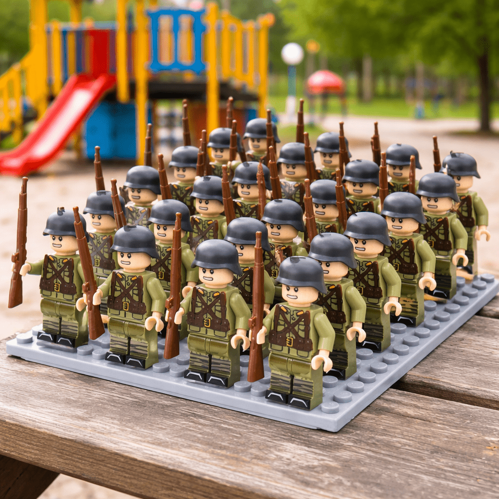 Ensemble de construction ChronoBuilders de 21 pièces représentant des personnages historiques, pour enfants et collectionneurs