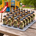 Ensemble de construction ChronoBuilders de 21 pièces représentant des personnages historiques, pour enfants et collectionneurs