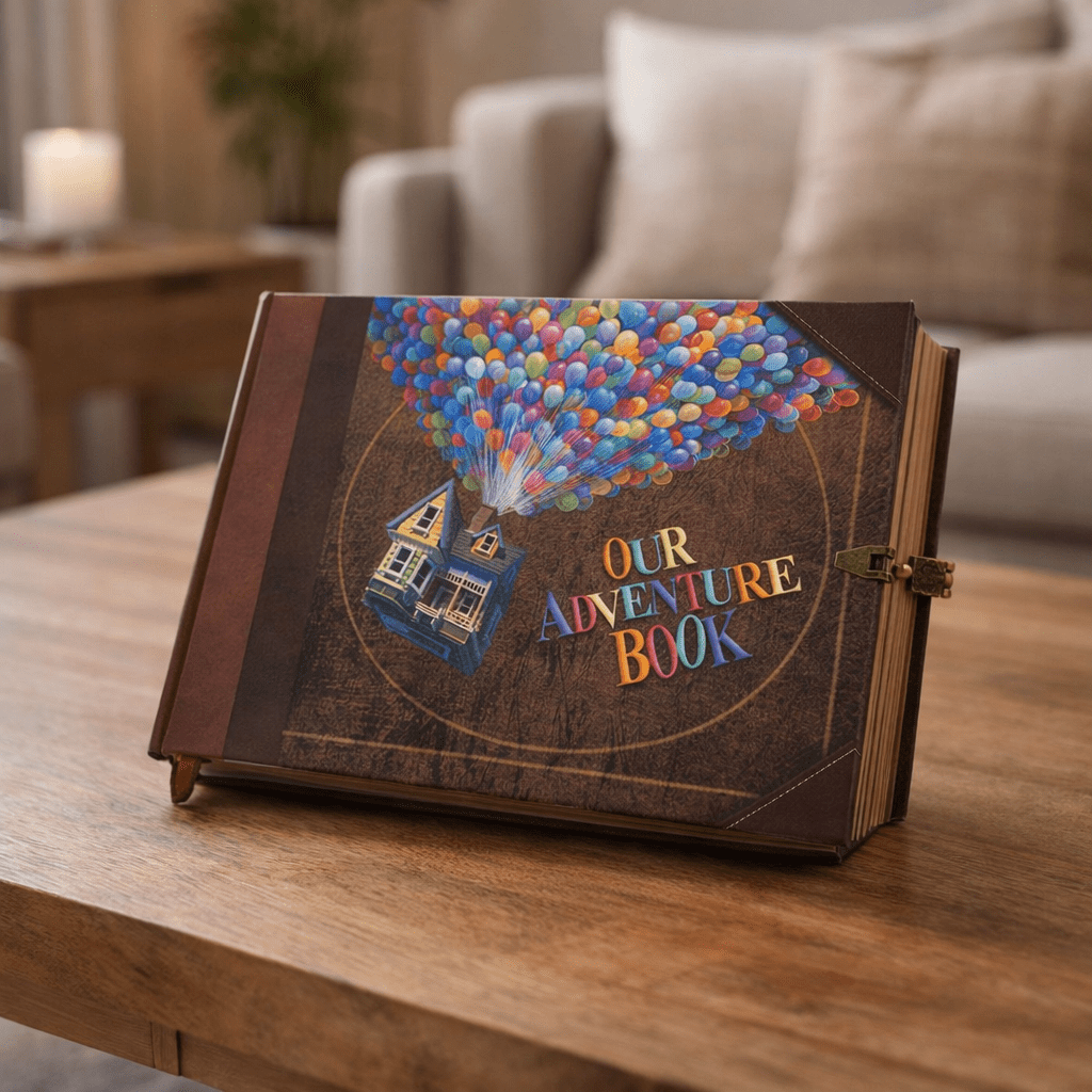 Aurora DIY-scrapbog til par og familier, 146 retro-sider