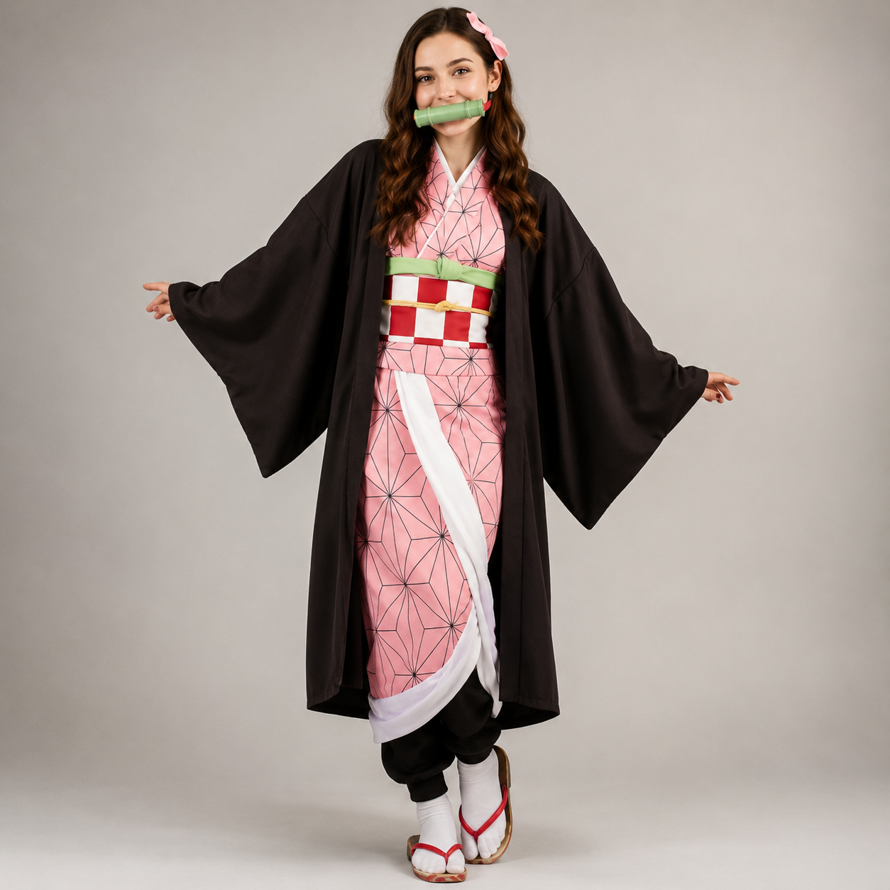 Anime kimono cosplay-kostyme sett