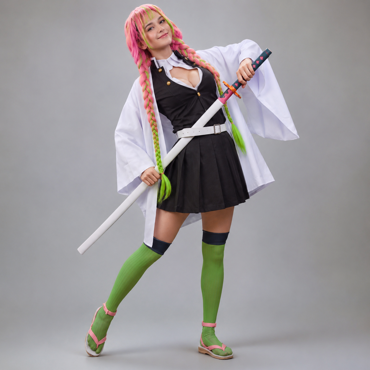 Anime kimono cosplay-kostyme sett