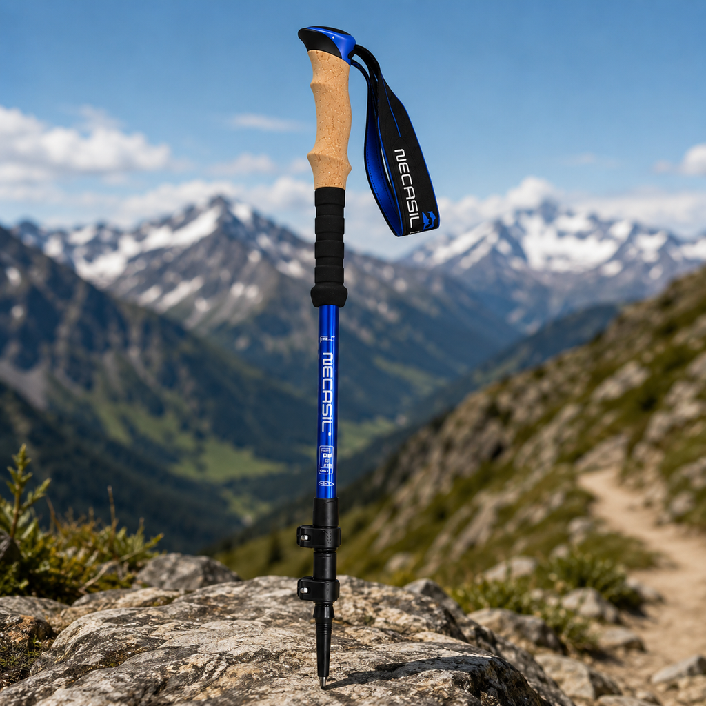 Telescopic Hiking Poles for Lightweight Outdoor Support