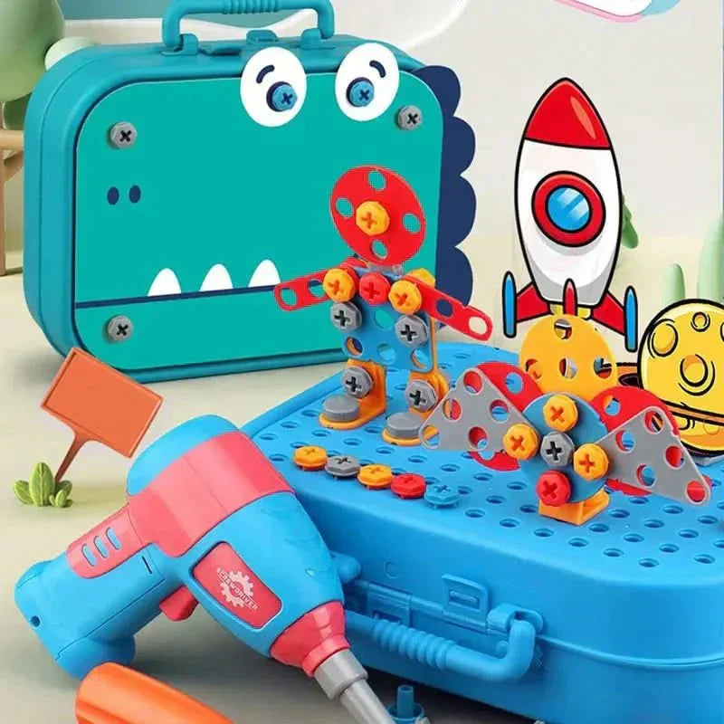 NovaBuild ToolPlay Set For Toddlers Hands On Creativity And Learning 211 Pieces