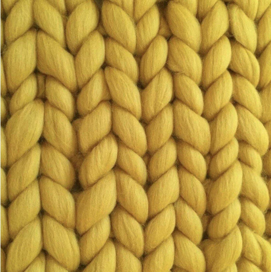 Hygge vastag kötött takaró