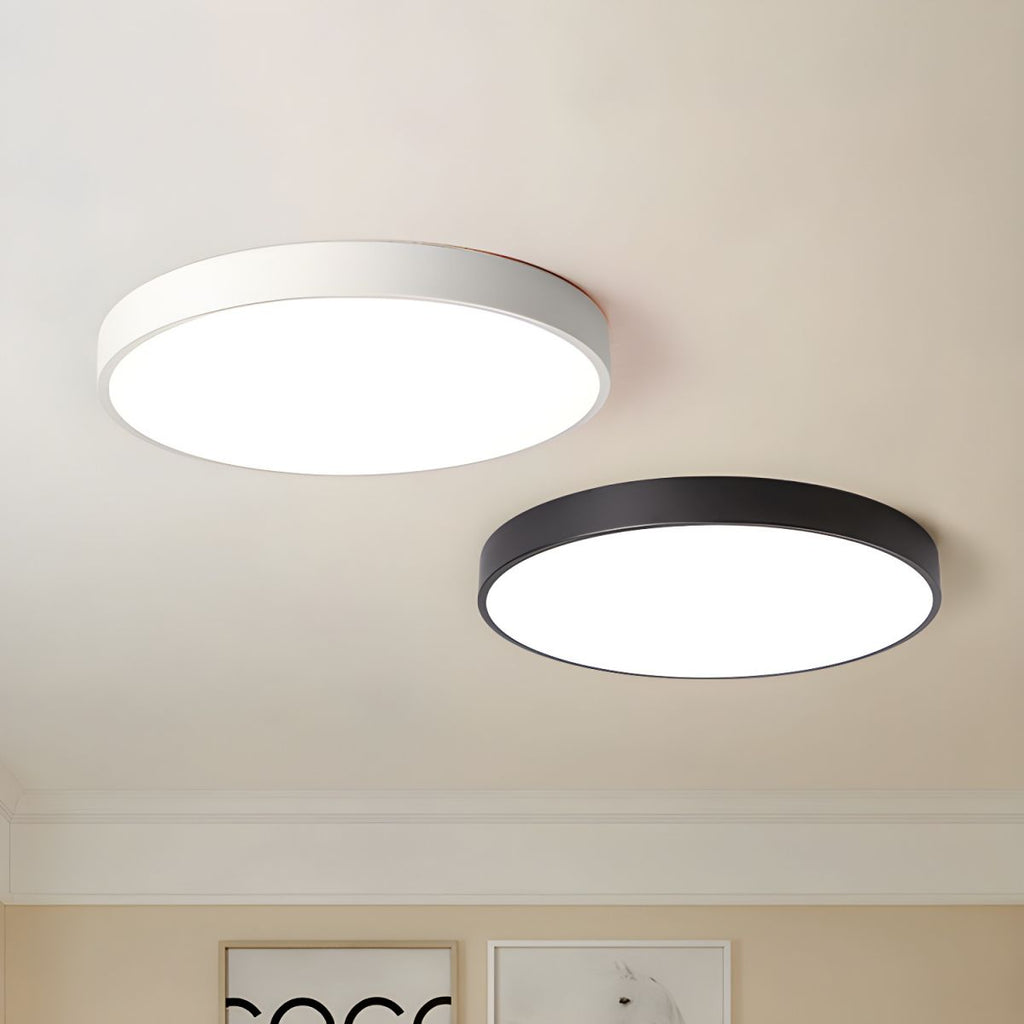 Izoriel schlanke runde Deckenleuchte – modern-minimalistisch, integrierte LED