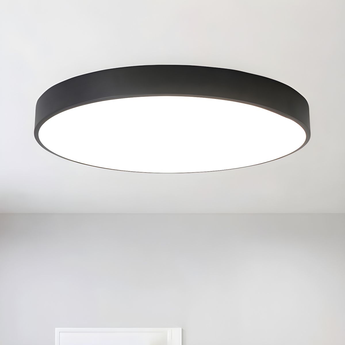 Izoriel schlanke runde Deckenleuchte – modern-minimalistisch, integrierte LED