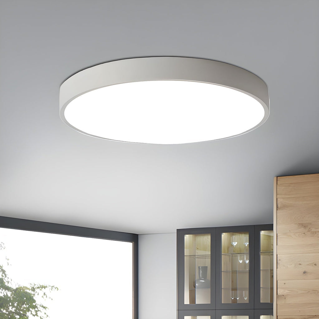 Izoriel schlanke runde Deckenleuchte – modern-minimalistisch, integrierte LED