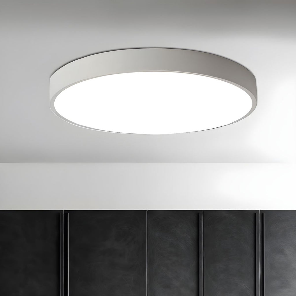 Izoriel schlanke runde Deckenleuchte – modern-minimalistisch, integrierte LED
