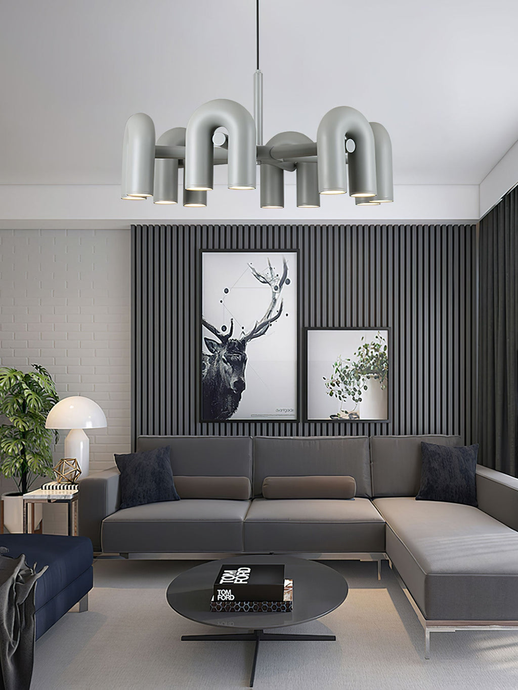 Cirkus Chandelier — Adjustable U-Shape Lighting Modules