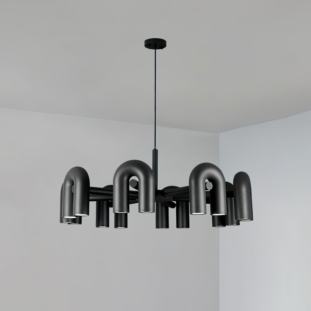 Cirkus Chandelier — Adjustable U-Shape Lighting Modules