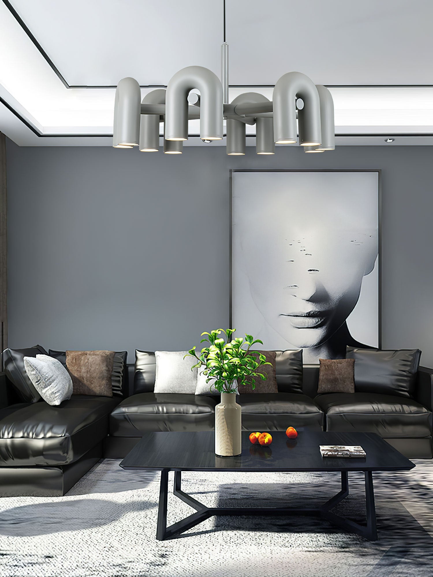 Cirkus Chandelier — Adjustable U-Shape Lighting Modules