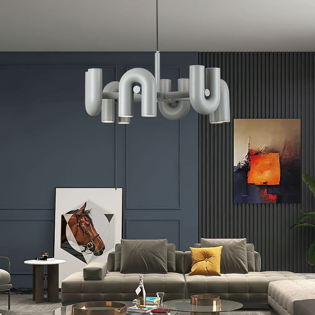 Cirkus Chandelier — Adjustable U-Shape Lighting Modules