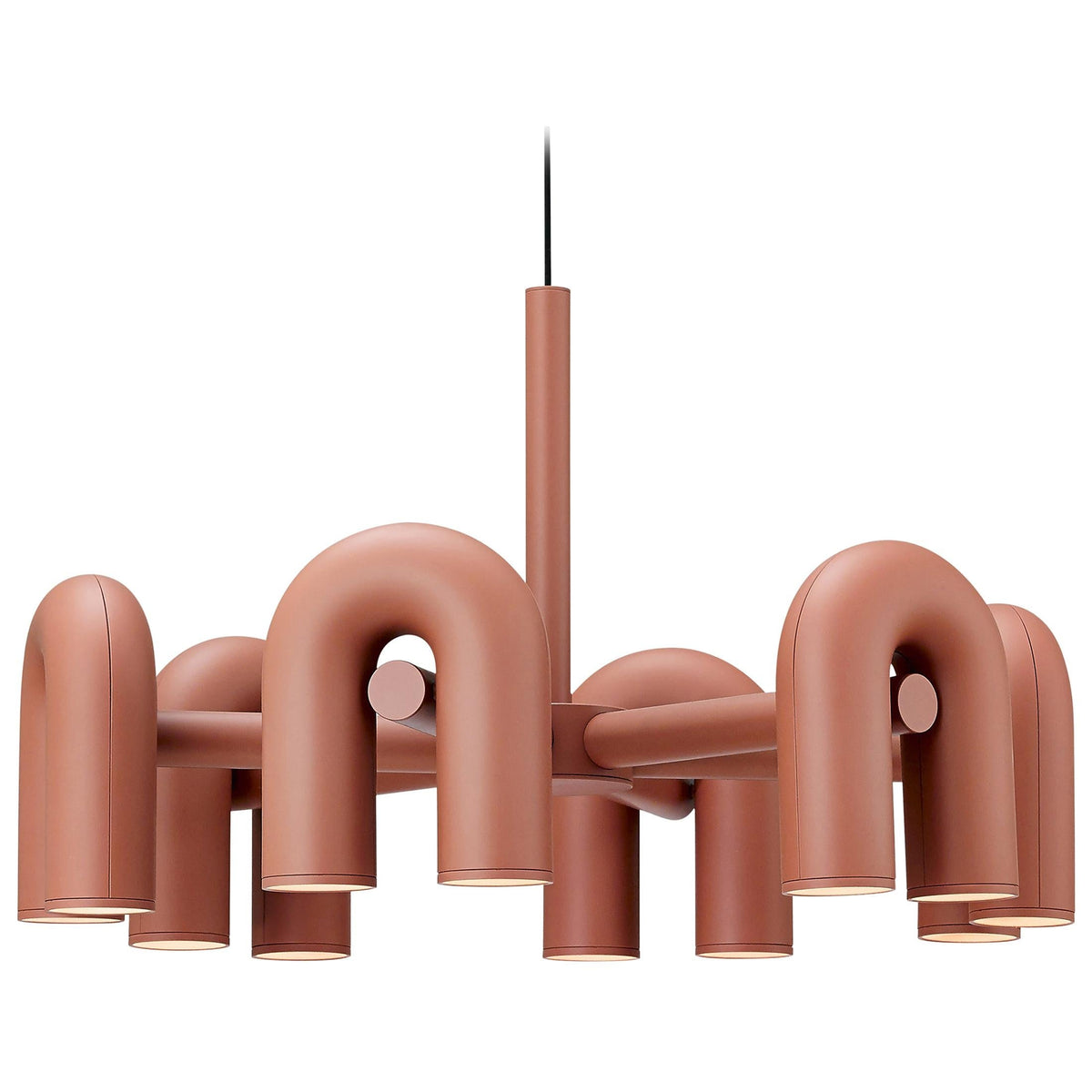 Lampadario Lustra Cirkus a forma di U — 4 luci, diam. 60 x H 37cm