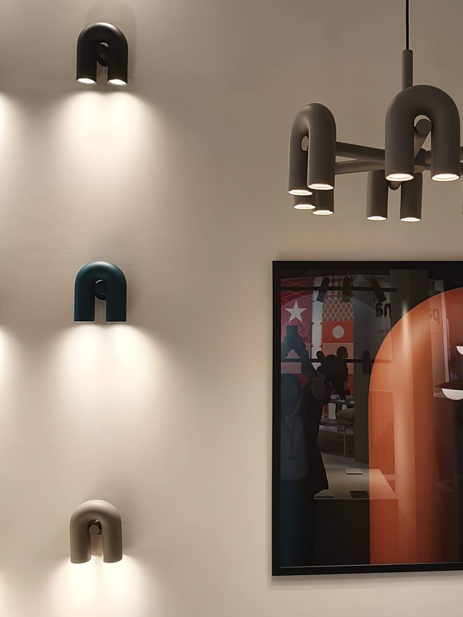 Cirkus Wall Lamp — Adjustable U-Shaped Module