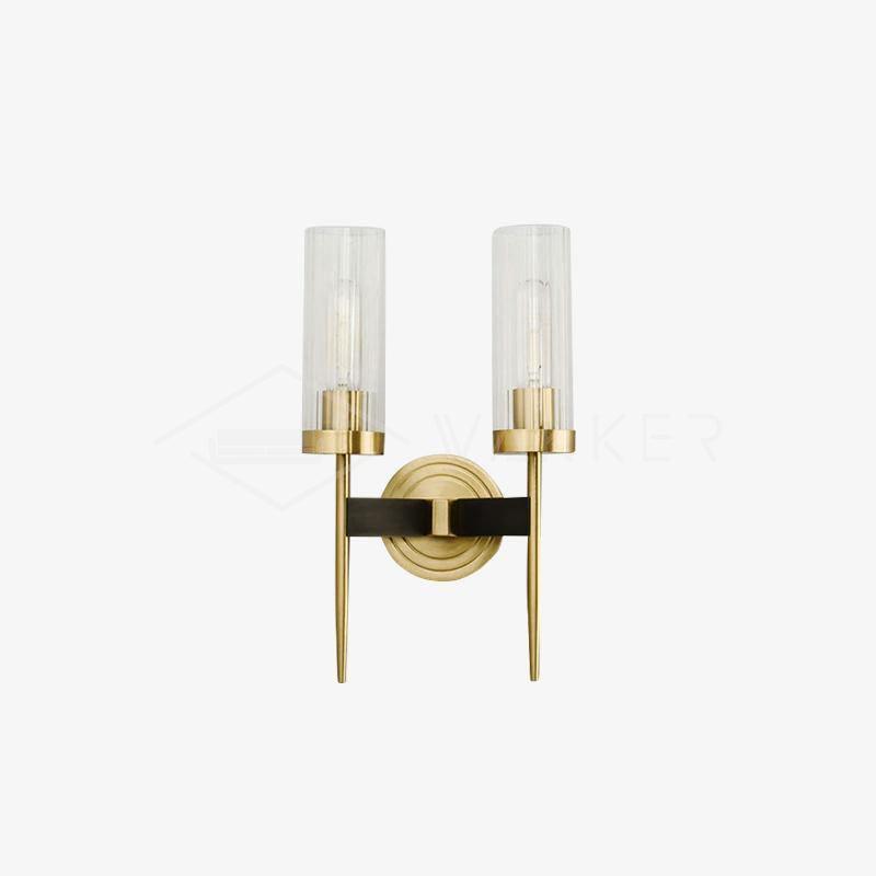 Elegante Vintage-Glaswandleuchte Vilaeisra — E14-Fassung, max. 15 W