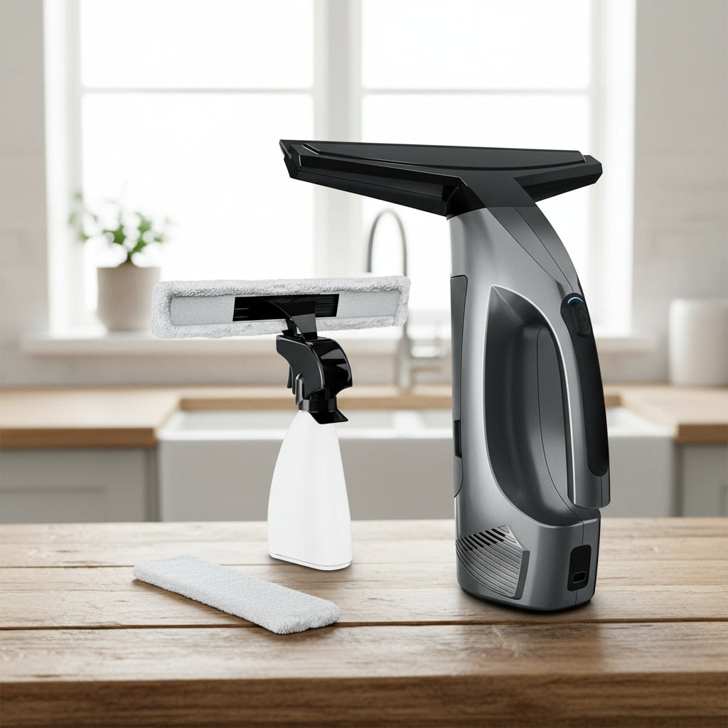 ClearVista Cordless Window Vacuum Cleaner For Streakless Windows Homeowners