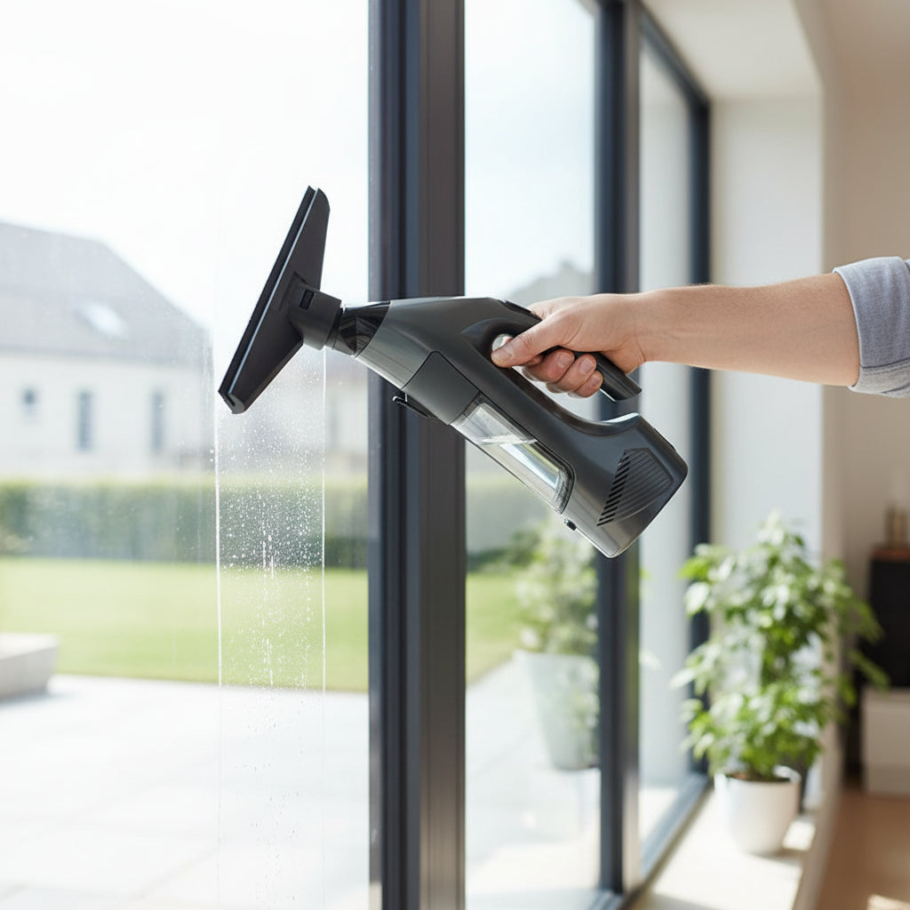 ClearVista Cordless Window Vacuum Cleaner For Streakless Windows Homeowners