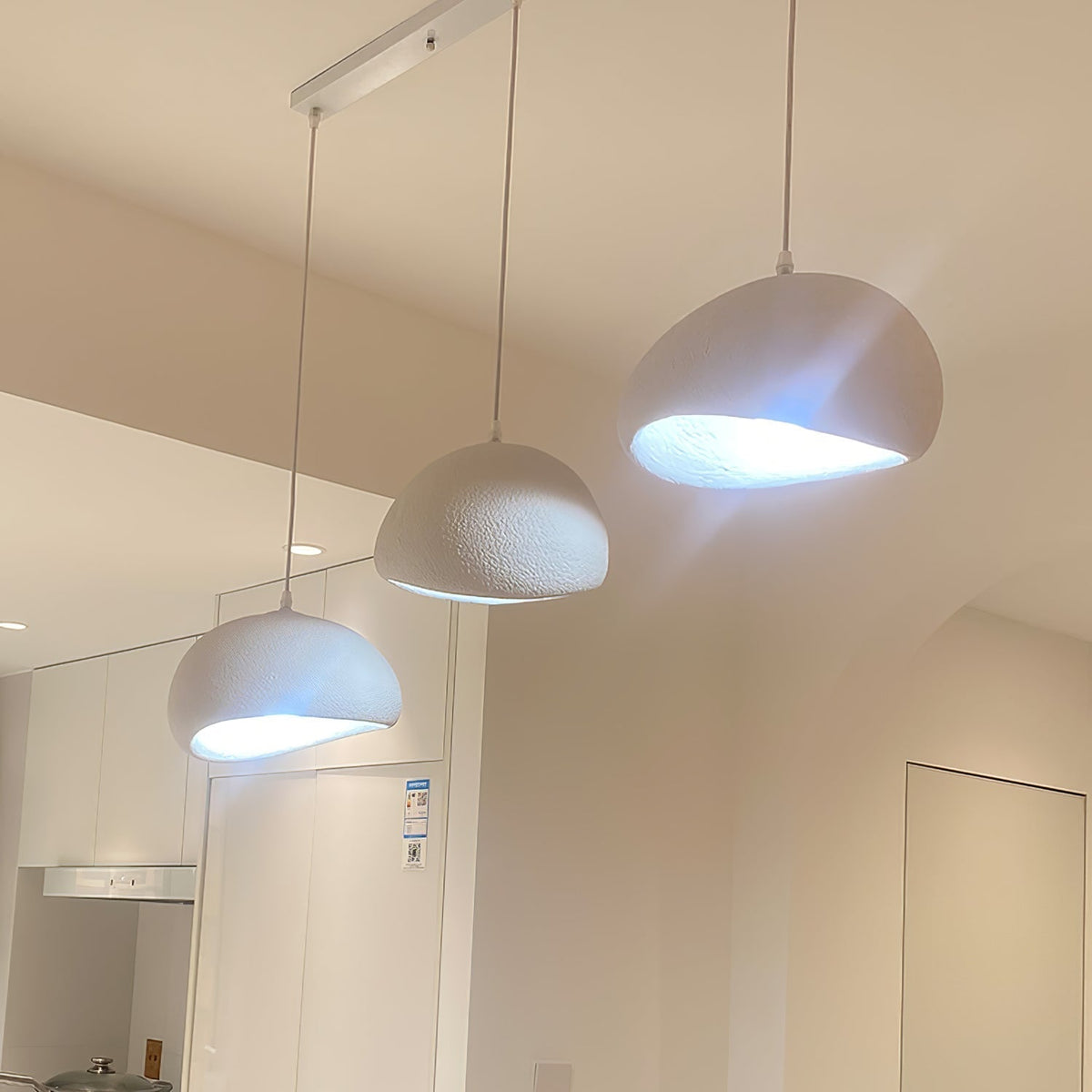 Lampada a sospensione da soffitto scultorea a forma di nuvola Nubia
