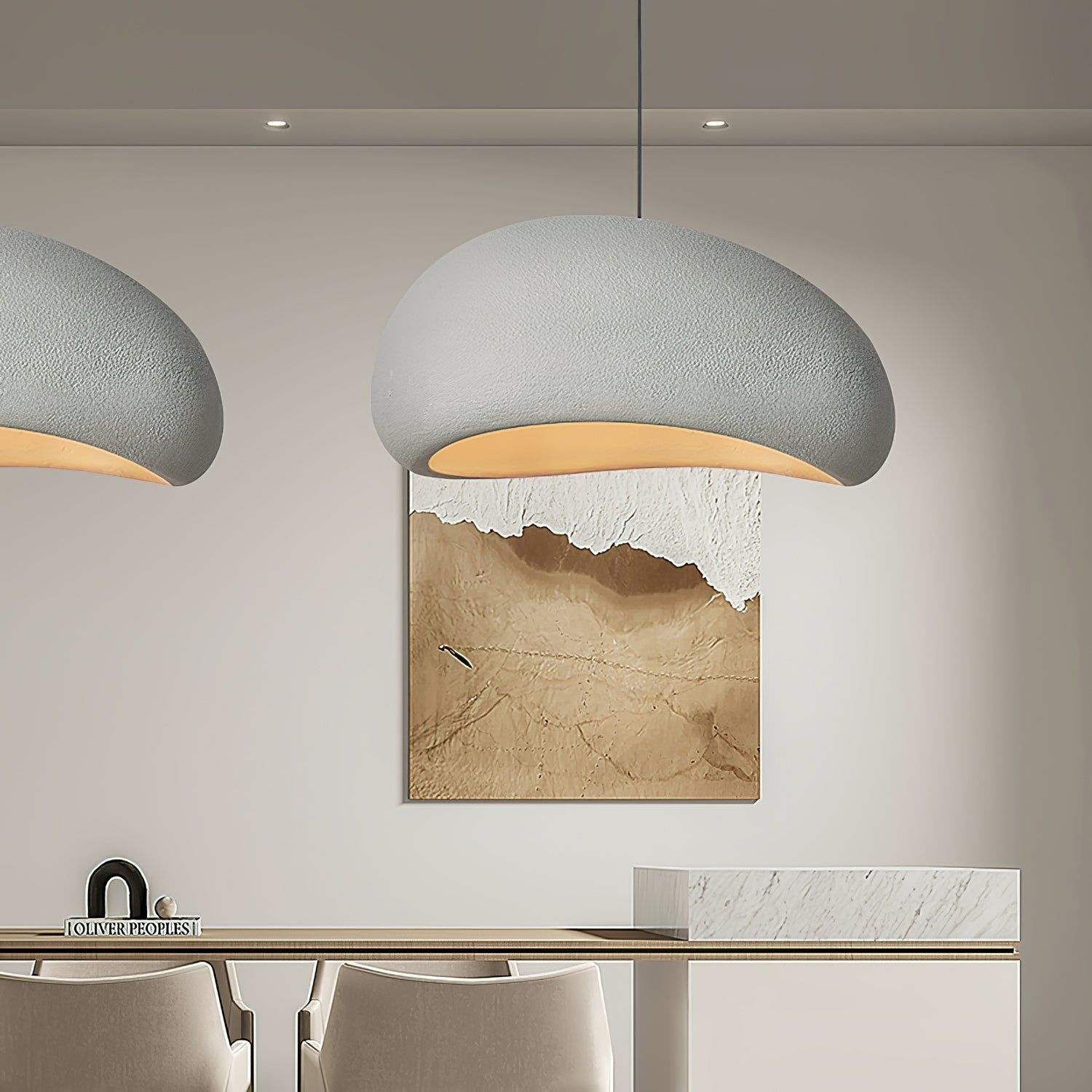 Aethera Cloud-pendellampa — skulptural sfärdesign