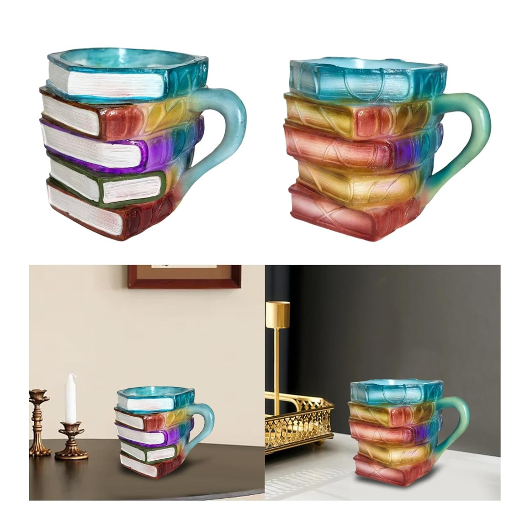 Skleněný hrnek na knihu v literárním stylu
