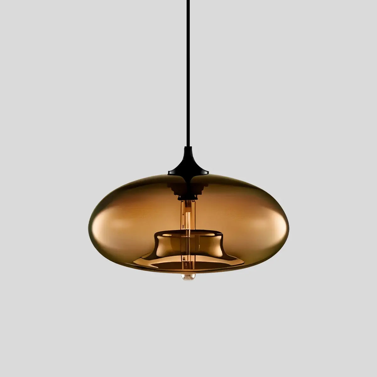 Lampu Gantung Kaca Berwarna-warni untuk Kawasan Makan - Orntli