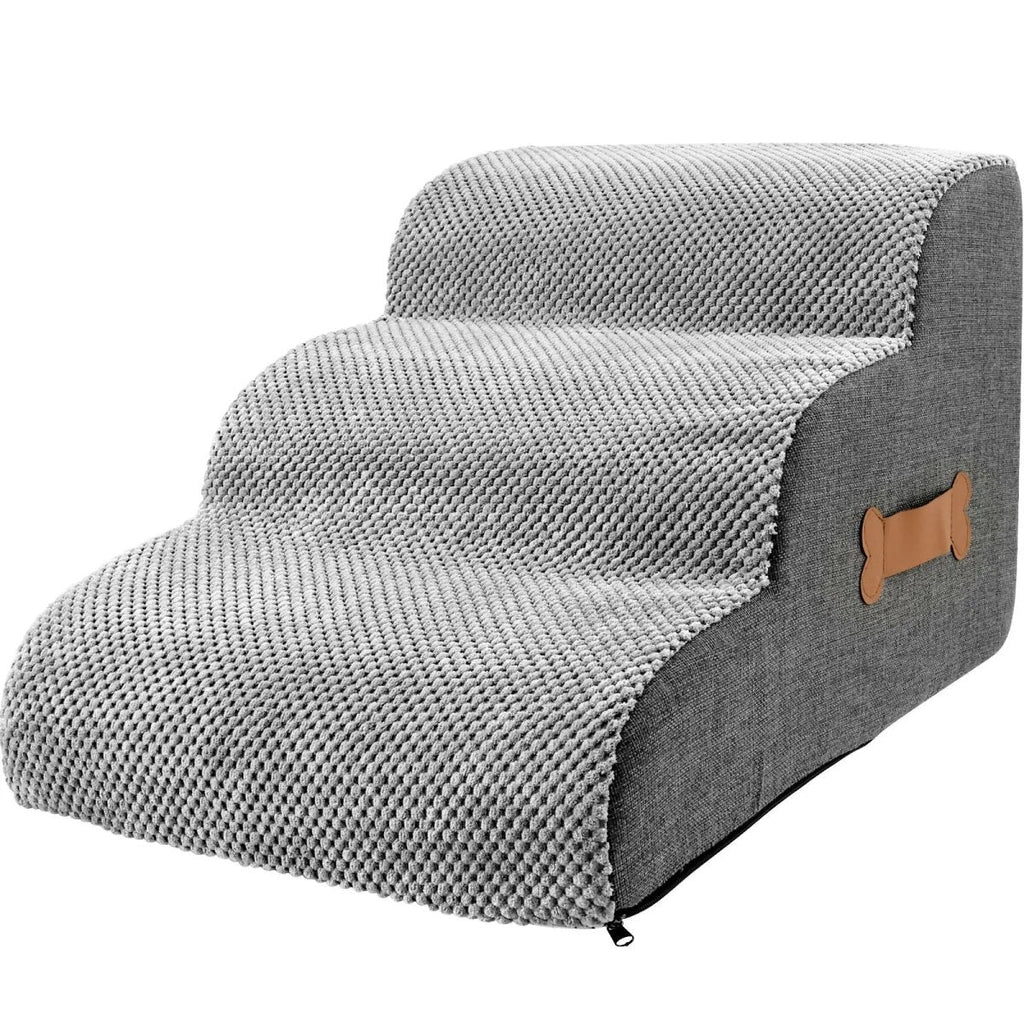 Soft Foam Dog Stairs with Joint-Friendly Design & Non-Slip Base