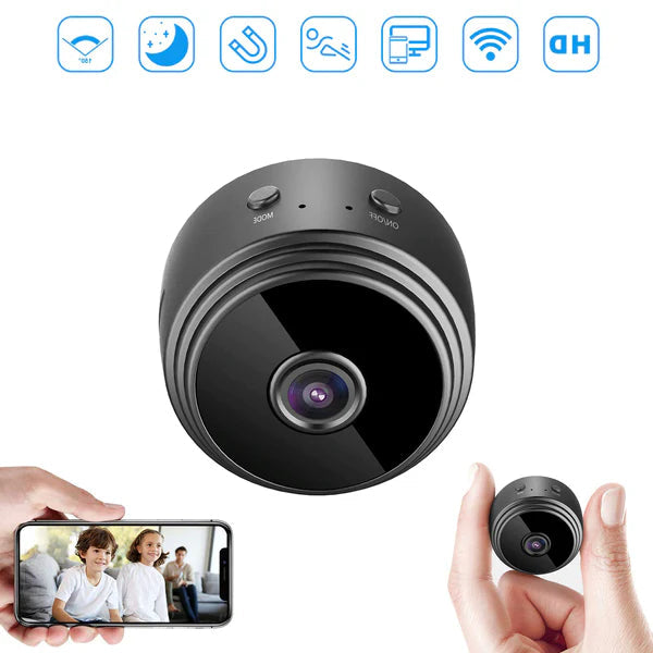 Cameră de supraveghere WiFi compactă 1080P cu vedere pe timp de noapte