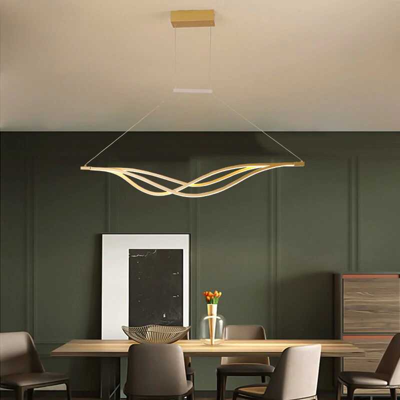 LumiArc Curved LED Pendant Light | Orntli