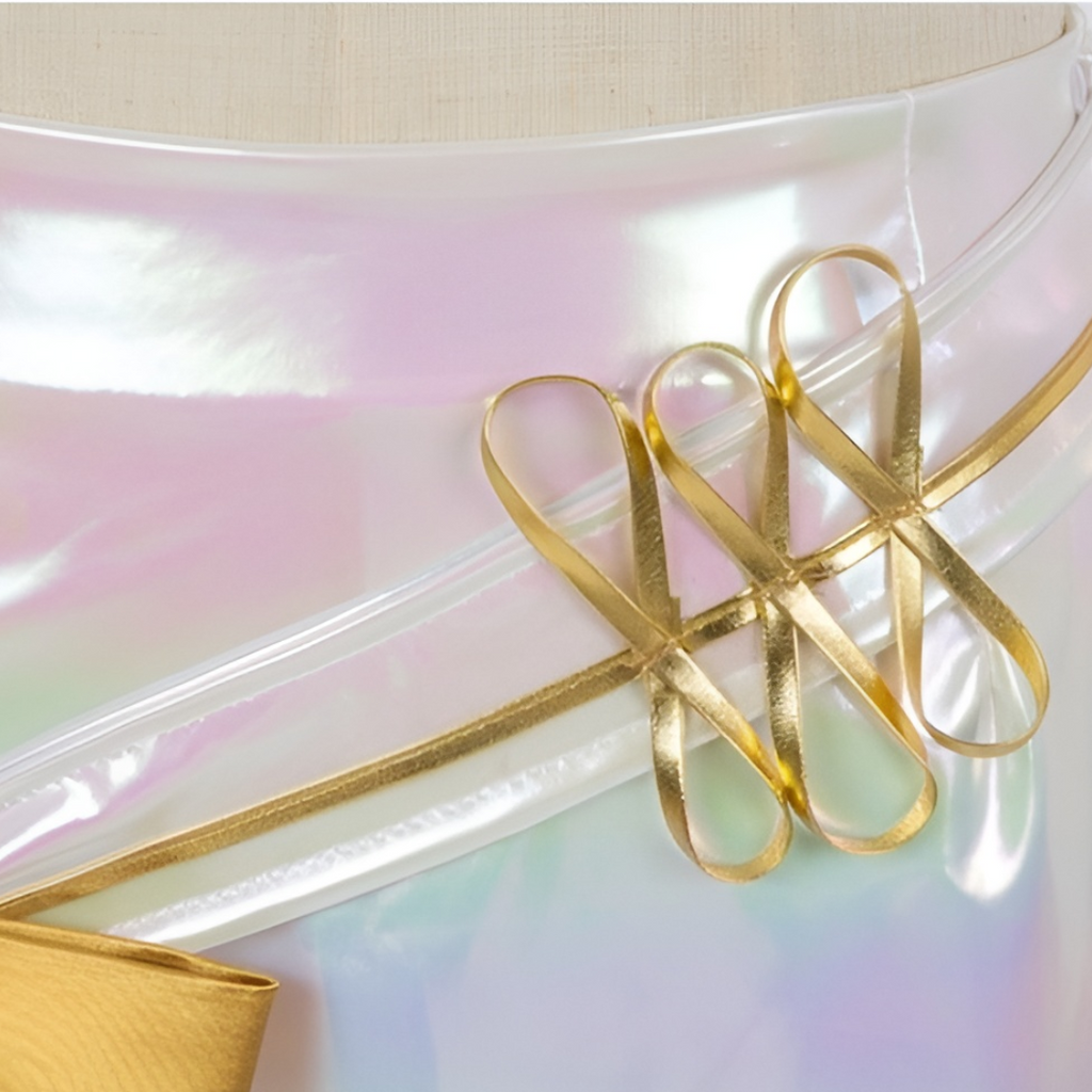 Holografisches Bühnenauftritt-Outfit-Set