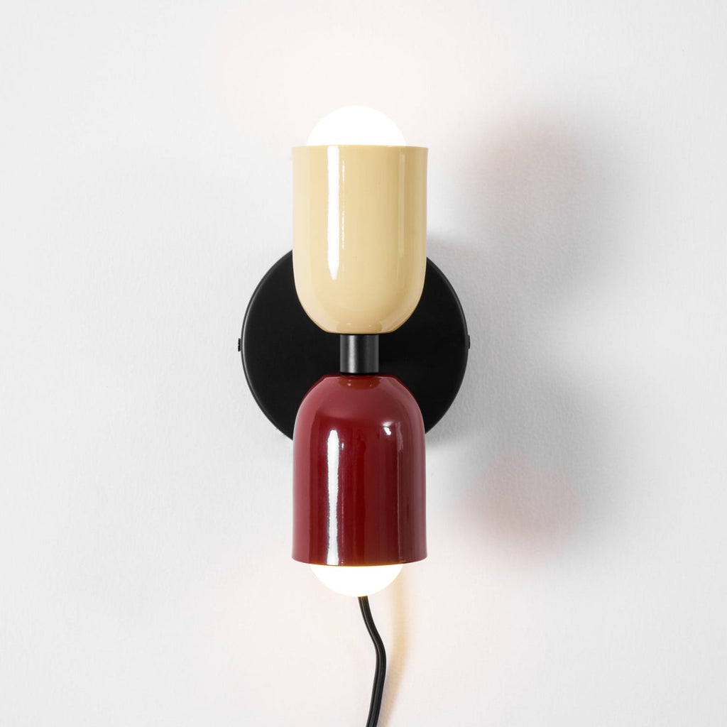 Couleur Double Plug In Wall Lamp - Vakkerlight
