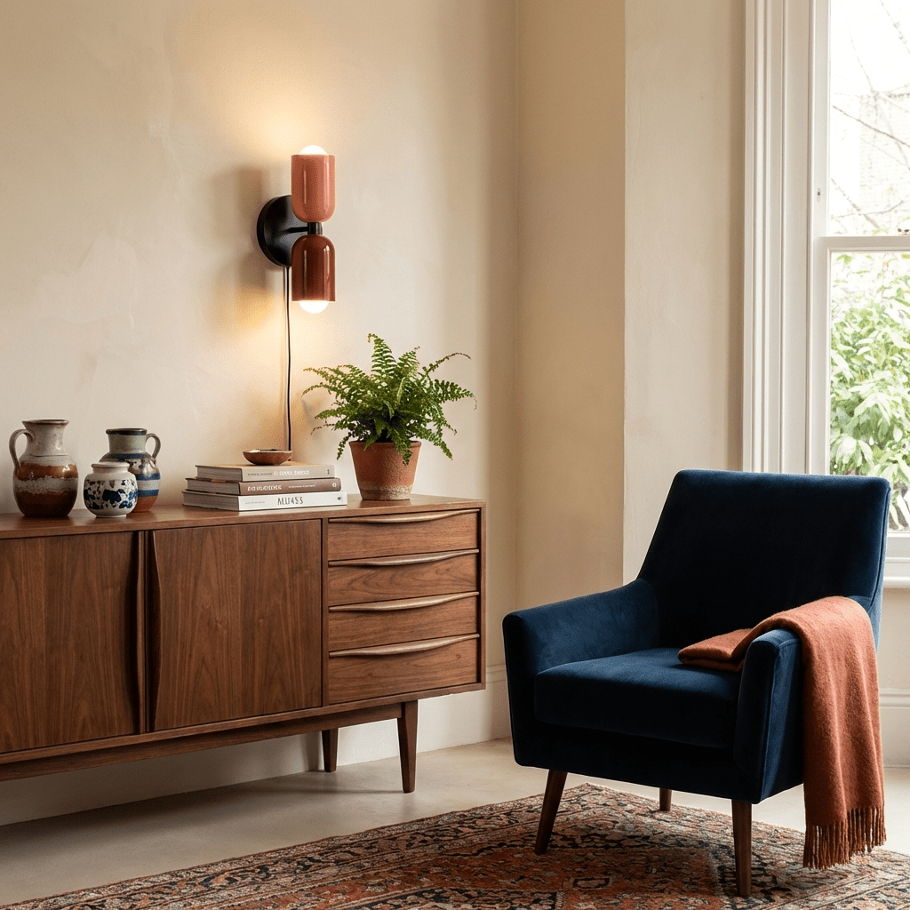 Nástěnné svítidlo Couleur Double Plug In — svítí nahoru i dolů, vodorovná nebo svislá montáž