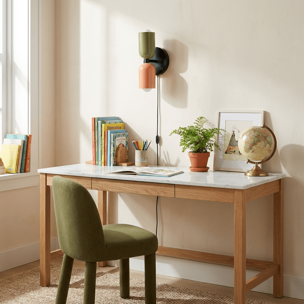 Nástěnné svítidlo Couleur Double Plug In — svítí nahoru i dolů, vodorovná nebo svislá montáž