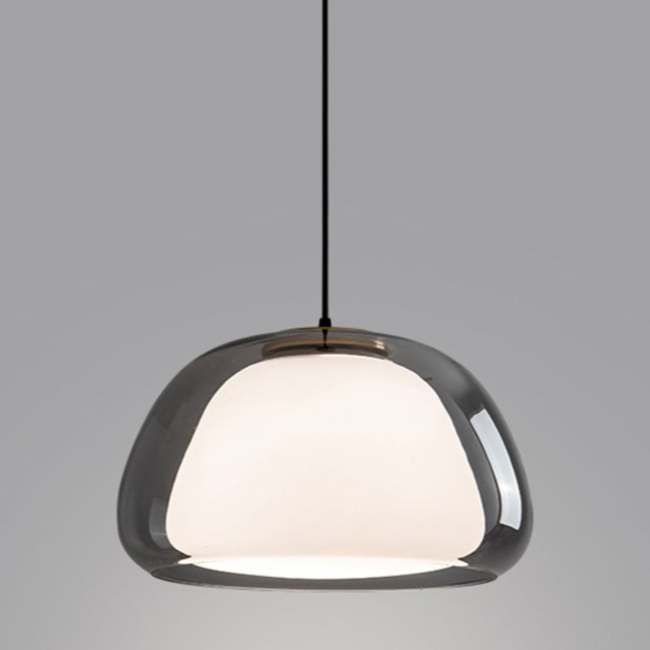 Aurora Milk Glass Pendant Light Modern Hanging Lamp