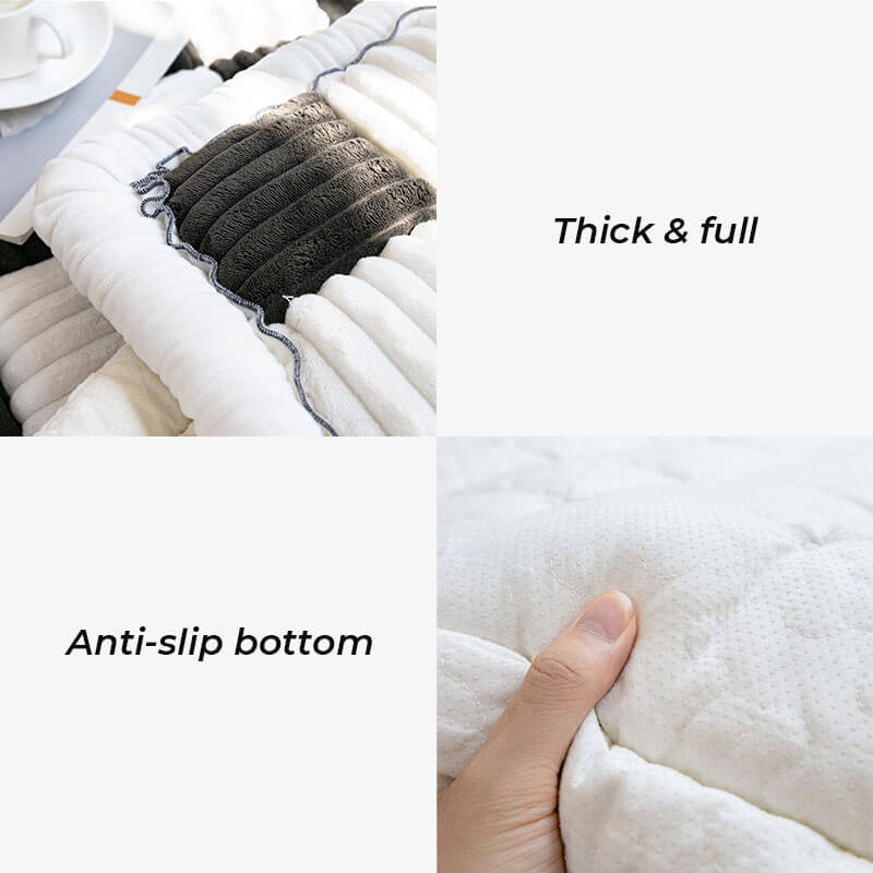 Cama para mascotas de chenilla lavable CozyCloud para uso doméstico
