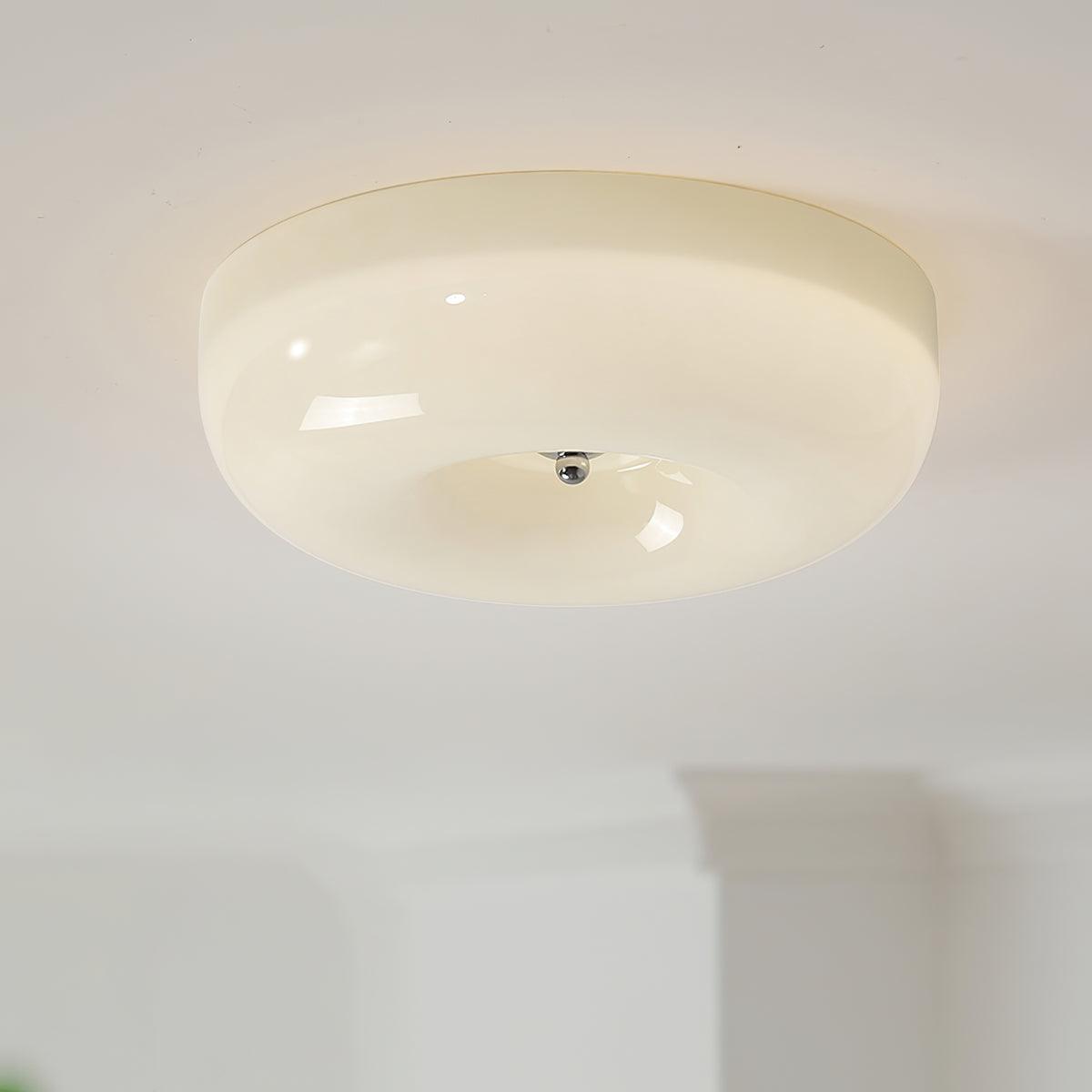 Swirl Glass Ceiling Lamp — White, Coffee, Beige