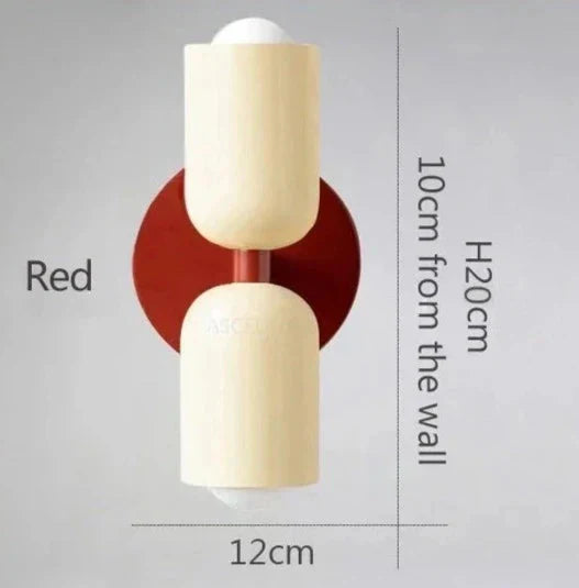 Lunera | Aplica de perete elegantă pentru interior cu iluminare ambientală moale | Orntli