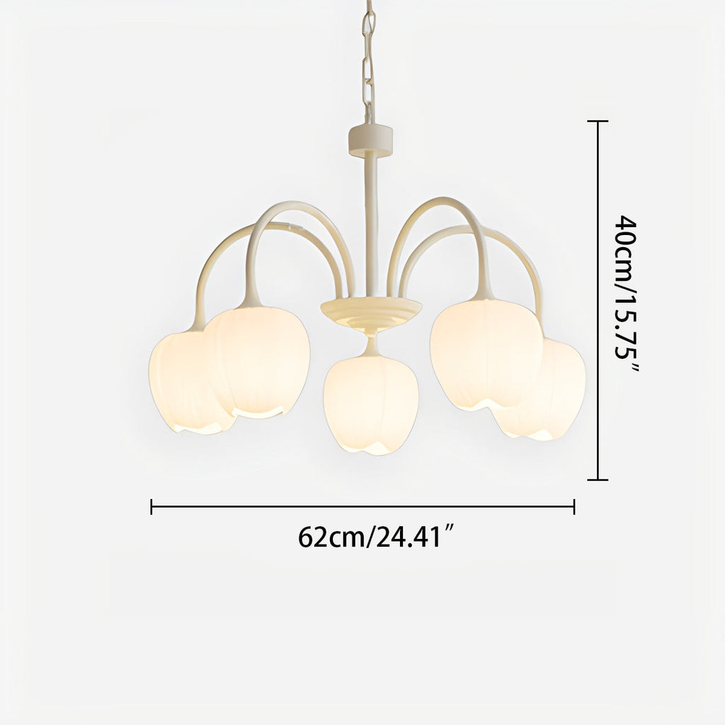 מנורת תלייה תלתן רומנטית צרפתית - Orntli