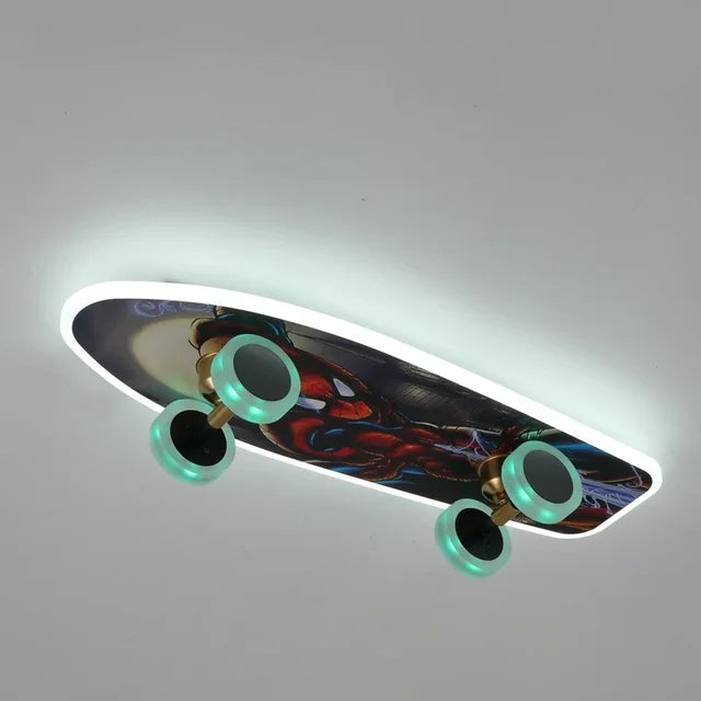 AuroraBoard Kids Night Light Skateboard Lamp For Bedroom