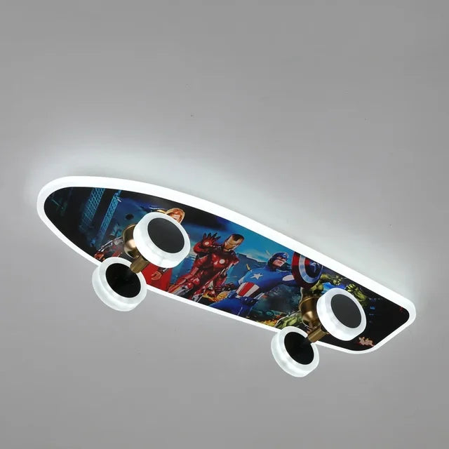 AuroraBoard Kids Night Light Skateboard Lamp For Bedroom