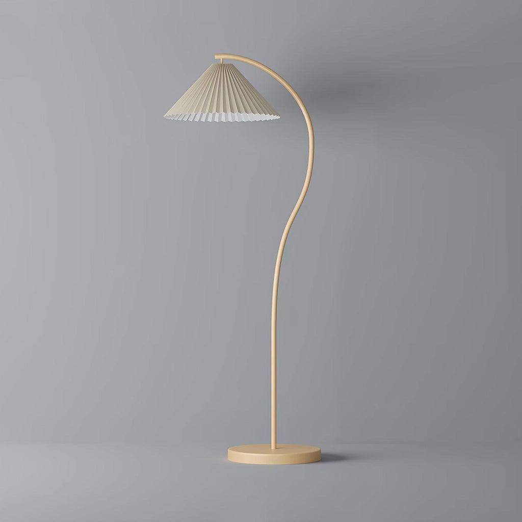 Crescini weiche, plissierte Stehlampe