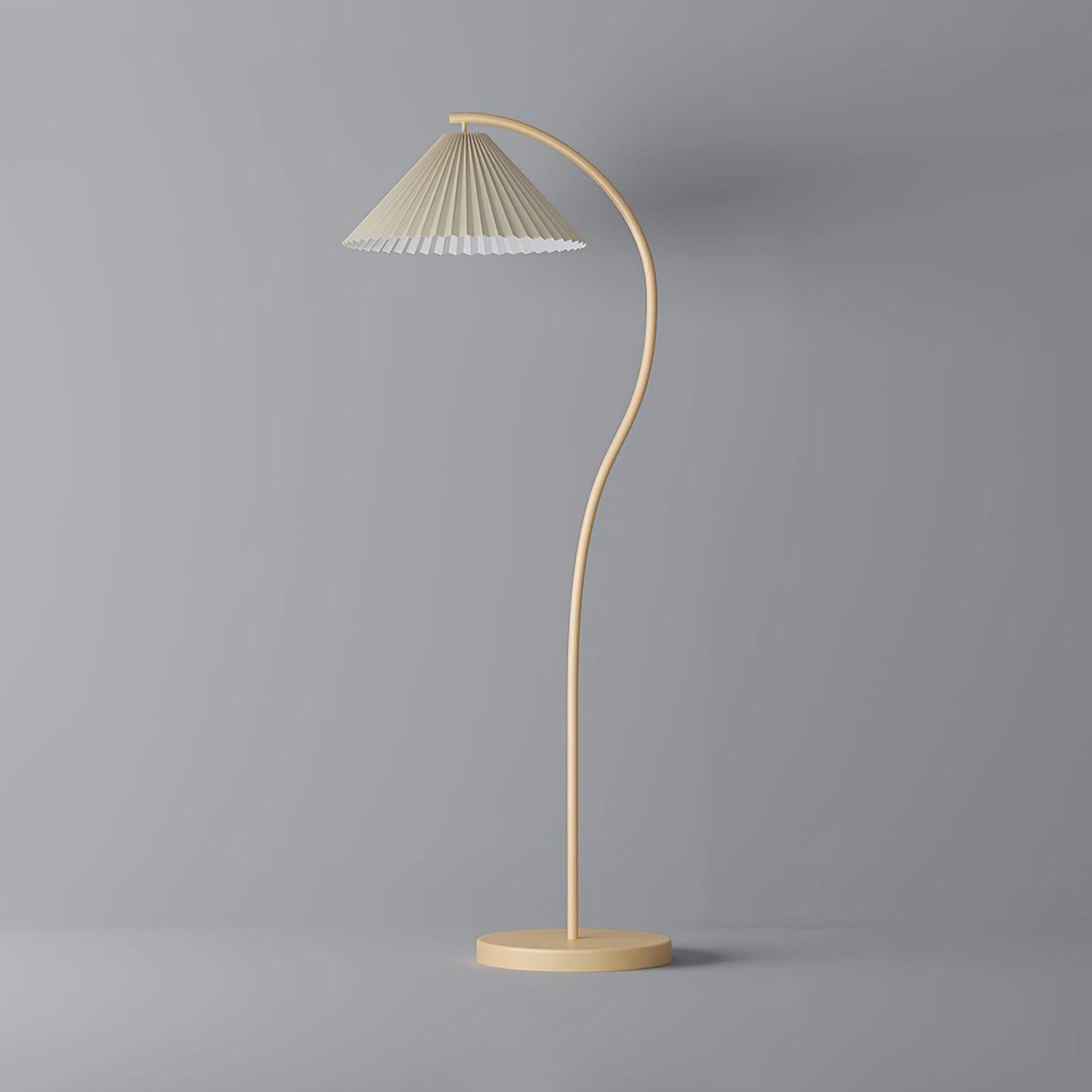 Crescini weiche, plissierte Stehlampe