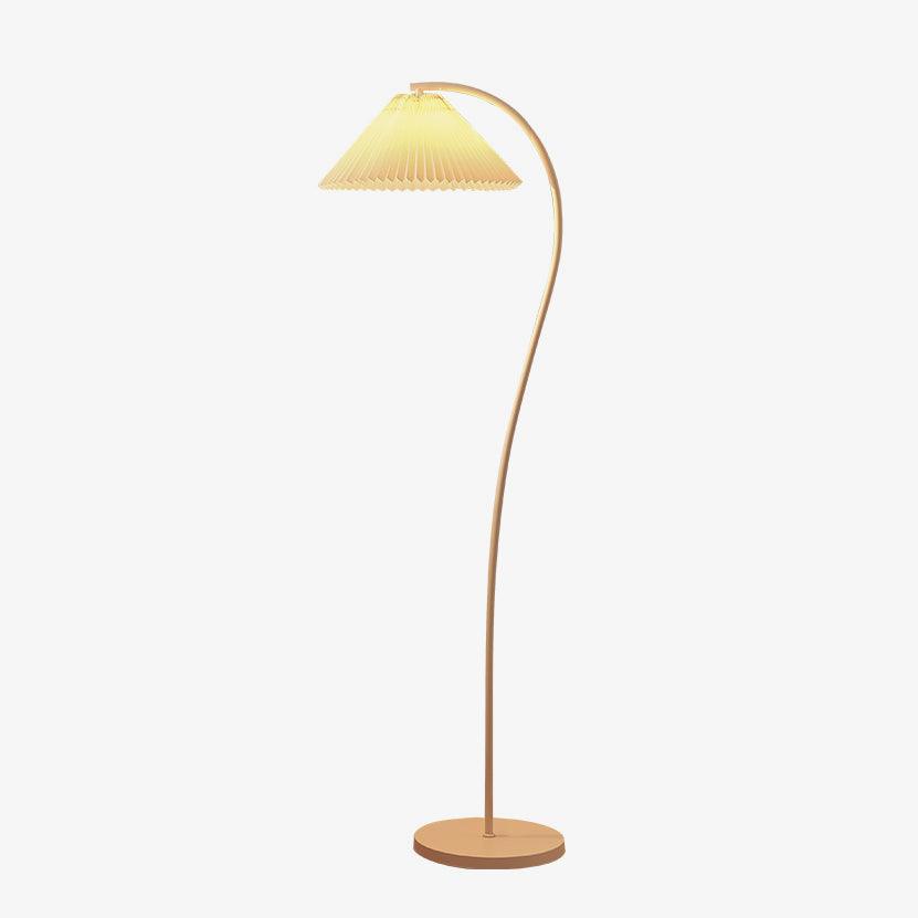 Crescini weiche, plissierte Stehlampe