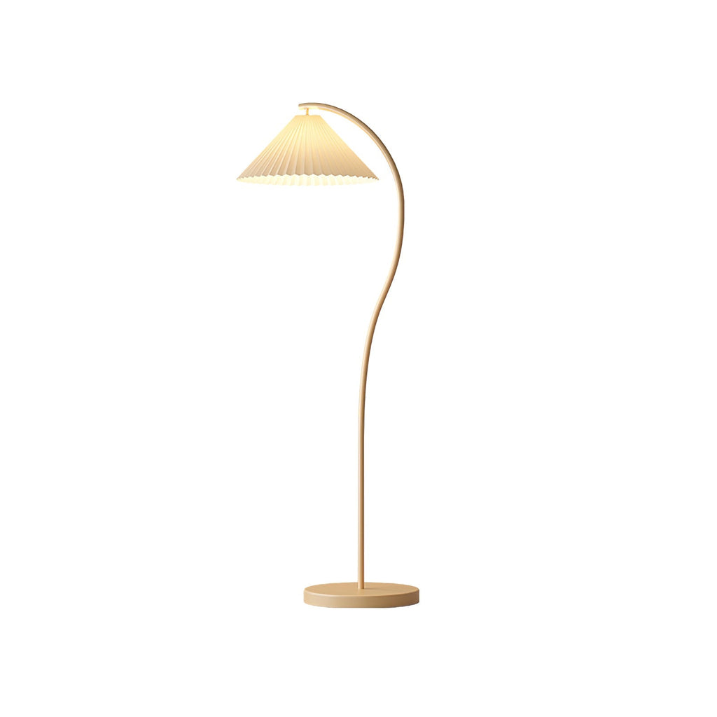 Crescini weiche, plissierte Stehlampe